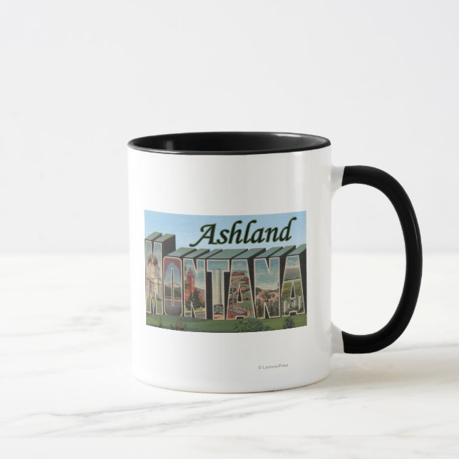 Caneca Ashland, Montana - Cenas com Letras Grandes (Direita)
