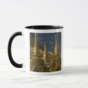 Caneca Ásia, Mianmar, Yangon. Estupa dourada de Shwedagon