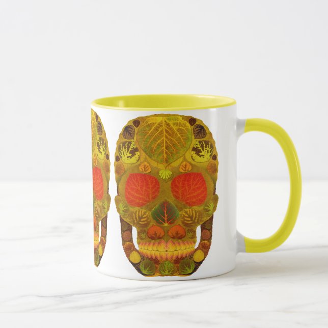 Caneca Aspen Folha Crânio 12 (Direita)