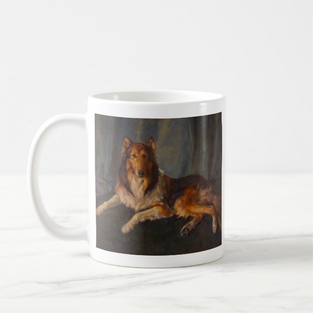 caneca áspera do collie (Esquerda)