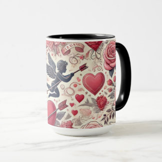 Caneca Assinado com uma Rosa