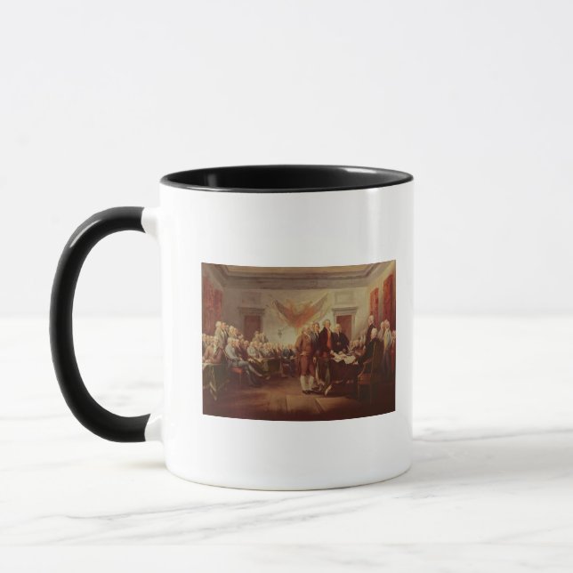 Caneca Assinando a declaração de independência (Esquerda)