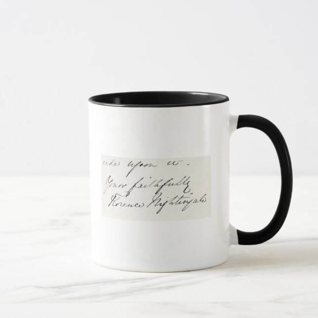 Caneca Assinatura de Florence Nightingale (Direita)