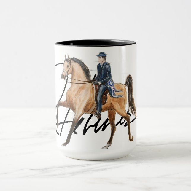 Caneca Assinatura de Ron Hevener "Fate of the Stallion" (Centro)