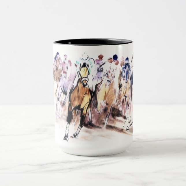 Caneca Assinatura de Ron Hevener "Fate of the Stallion" (Centro)