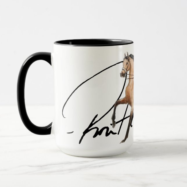 Caneca Assinatura de Ron Hevener "Fate of the Stallion" (Esquerda)