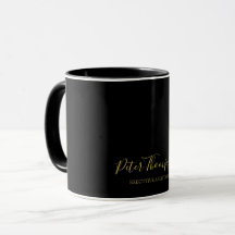 Assinatura Elegante de Script de Negócio
