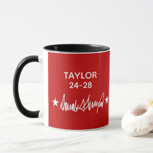 Caneca Assinatura Trump Nome Personalizado