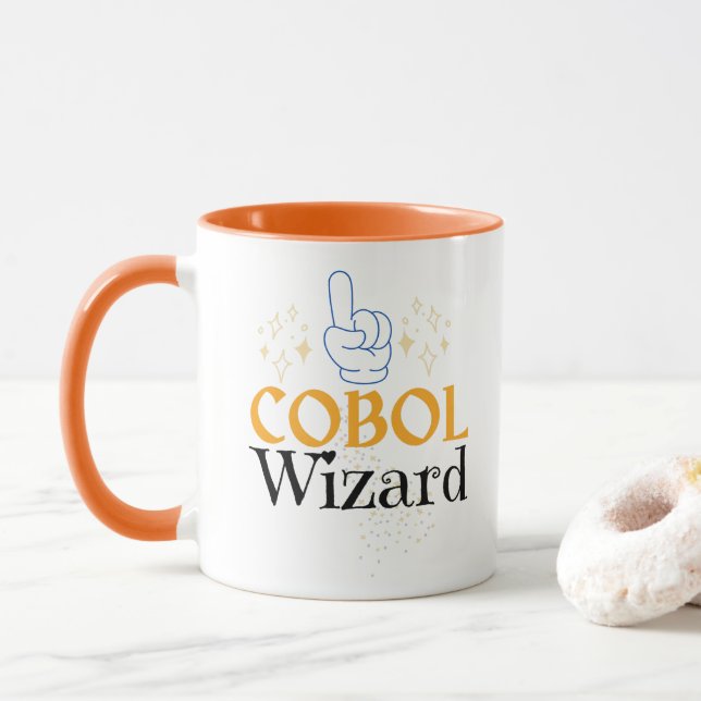 Caneca Assistente de Linguagem de Programação Cobol Legad (Com Donut)