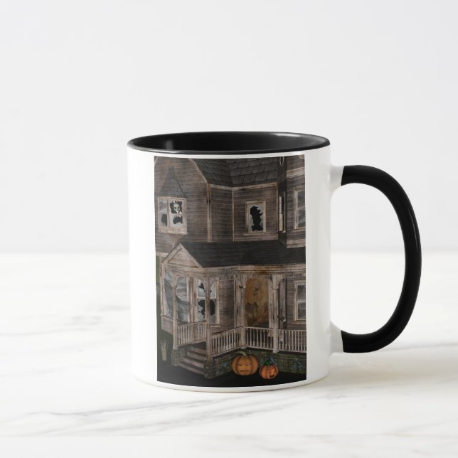 Caneca assombrada do Dia das Bruxas da casa (Direita)