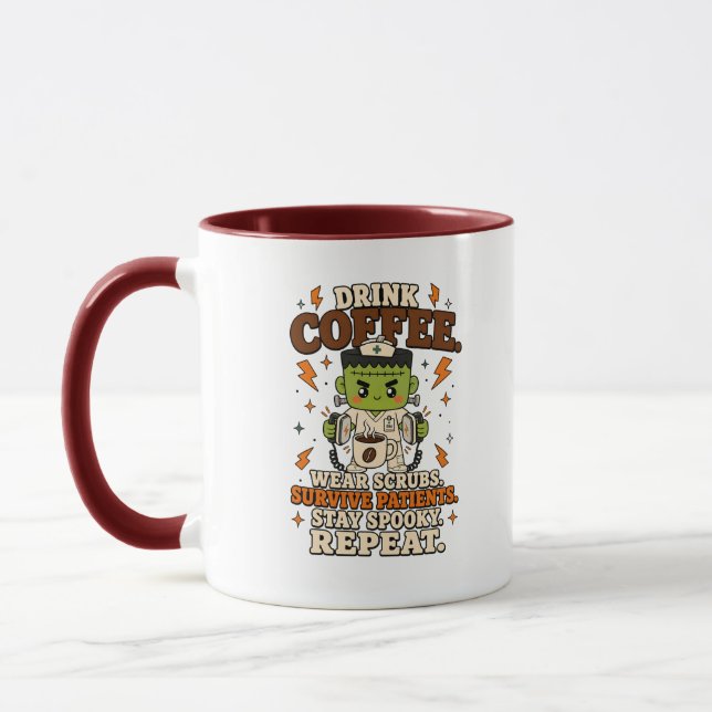 Caneca Assustadora para Sobreviver aos Pacientes B (Esquerda)