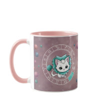 Astrologia do Planeta de Rodas de Gato Cute do Zod