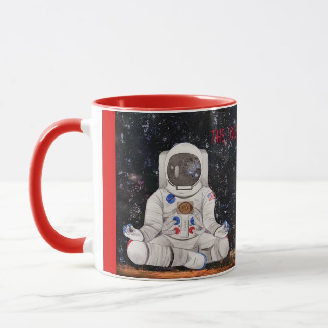 Caneca Astronauta de Meditação O Som da Taça do Presente  (Esquerda)