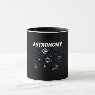 Caneca Astronomia Amadurece Estrelas Espaciais Ciência Un