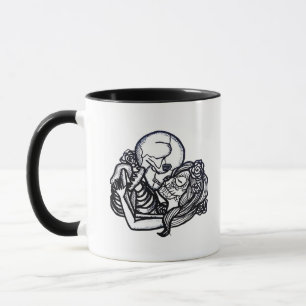 Caneca Até a morte nos fazer parte do clássico - esquelet