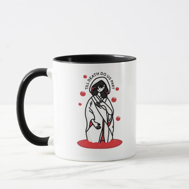 Caneca Até a morte nos fazer parte - Slogan de Casamento  (Esquerda)