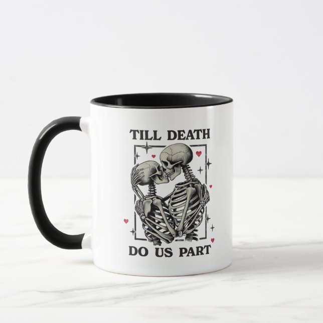Caneca Até que a morte nos faça parte do clássico - Skele (Esquerda)