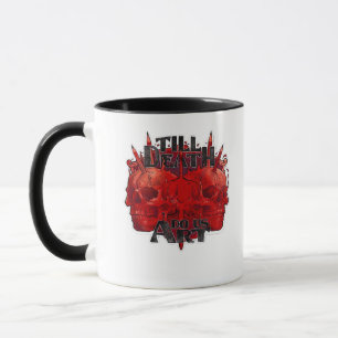 Caneca Até que a morte nos faça parte do clássico - Skele