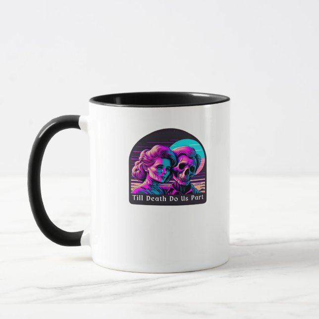 Caneca Até que a morte nos faça parte - Lama e Soulmate (Esquerda)