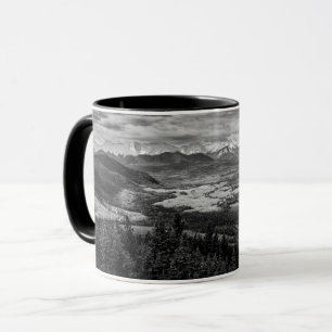 Caneca Athabasca Lookout, Fotografia Monocromática