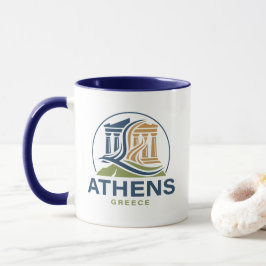 Caneca Athens Greece Acropolis Parthenon