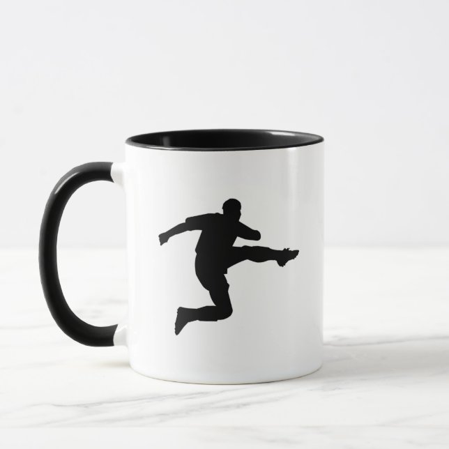 Caneca Atirador de Futebol | Futebol de futebol (Esquerda)