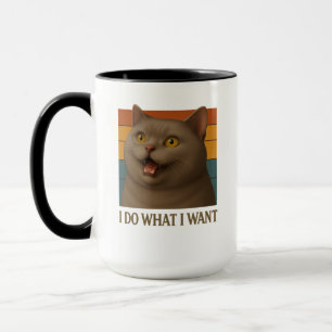 Caneca Atitude de Cat Retroativa
