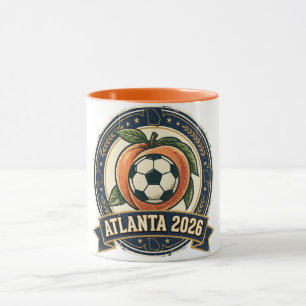 Caneca Atlanta 2026 Copa do Mundo Cidade Anfitriã Futebol