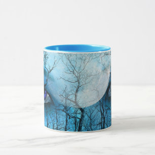 Caneca "Através das Ramificações: Olhos Azuis"