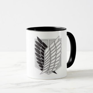 Caneca Attack on Titan Scout Regiment Wings of Freedom Em