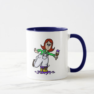 Caneca Auburn Female Painter Name Mug