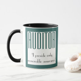 Caneca "Auditor: Eu ofereço somente a garantia razoável "