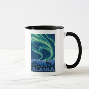 Caneca Aurora boreal - Anchorage, Alaska