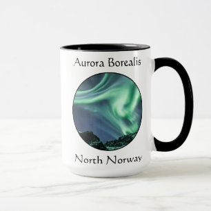 Caneca Aurora Boreal Norte da Noruega