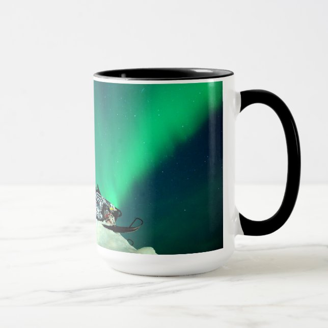 Caneca Aurora do Snowmobile (Direita)