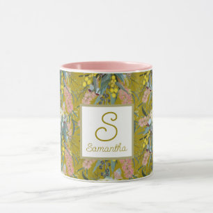 Caneca Aussie Native Bush Blooms Mustard Amarelo