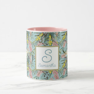 Caneca Aussie Native Bush Blooms Summer Blue