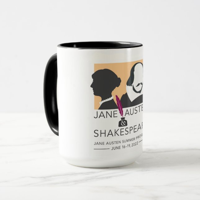 Caneca Austen and Shakespeare Mug (Frente Esquerda)