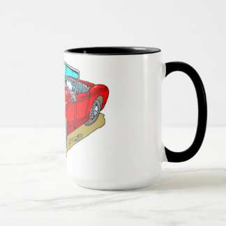 Caneca Austin-Healey Sprite "Frogeye" cartoon