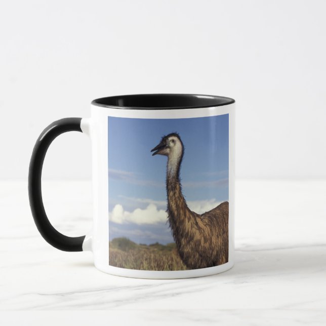 Caneca Austrália, Austrália Ocidental. Emu (Dromaius (Esquerda)