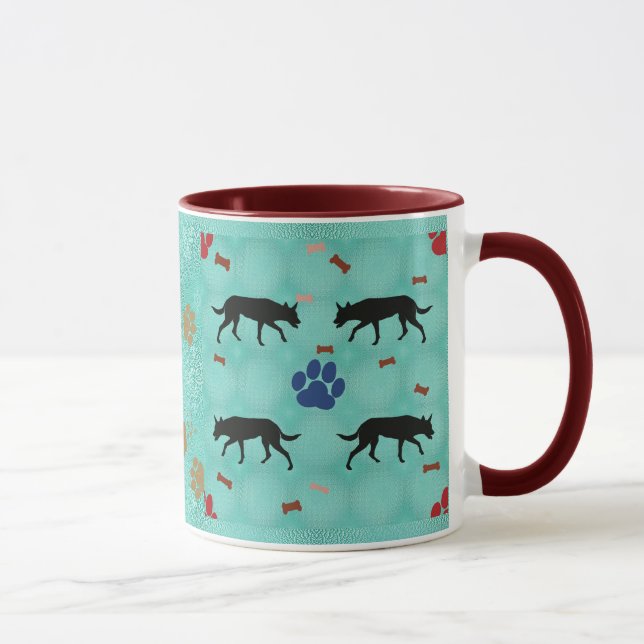 Caneca australiano Kelpie (Direita)