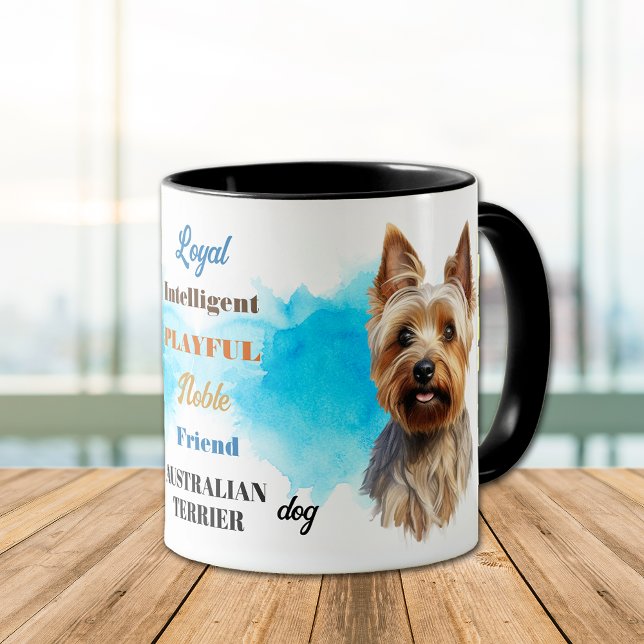 Caneca Australiano Terrier Dog leal Amigo (Criador carregado)