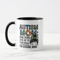 Autismo Mãe Algumas Pessoas Olham para os Heróis