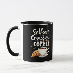 Caneca Autoatendimento é Croissant e Cafeine Patesry