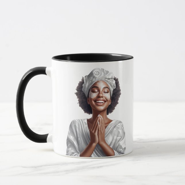 Caneca Autoatendimento é o meu Super Poder Mug (Esquerda)