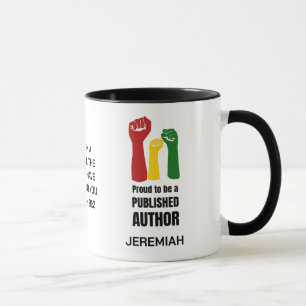 CANECA AUTOR DA EDITORA NEGRA DO PERSONALIDADE DO PROUD C