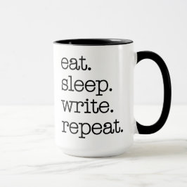 Caneca Autor Escritor Literário Presente Coma Repetição d