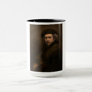Caneca Autorretrato de Rembrandt: Pintor da Idade de Ouro