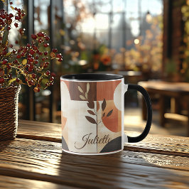 Caneca Autumn Botanic Mug - Natureza Personalizada Da Ter