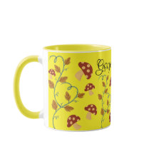 Autumn Deixa Mushroom Mug com nome editável